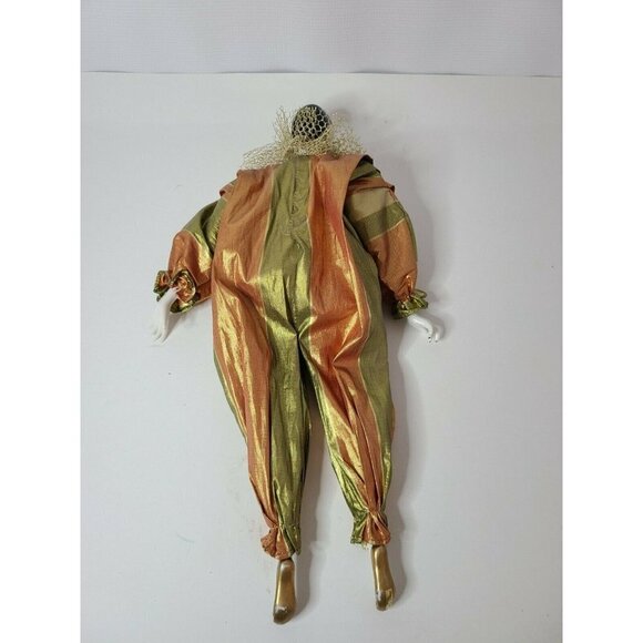 SHELF Sitter Harlequin Clown Figurine 17in - Picture 2 of 7